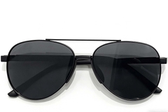Aviator-Sonnenbrille aus schwarzem Metall #BS0824-0283