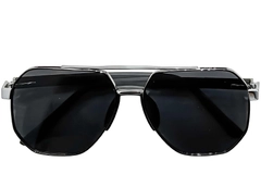 Aviator zonnebril van zwart metaal #BS0824-0290