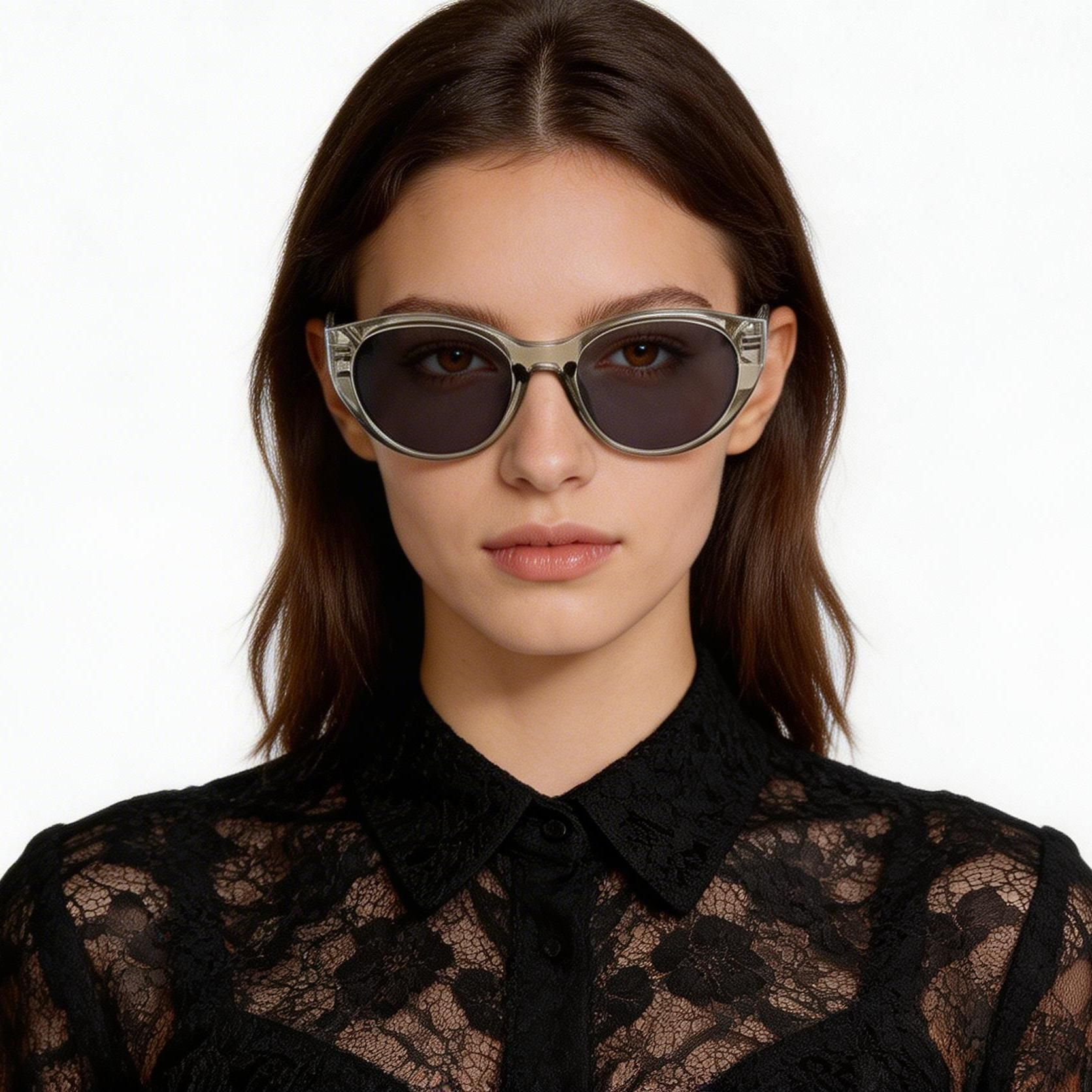 Butterfly Green TR90 Sunglasses #BS0824-0306