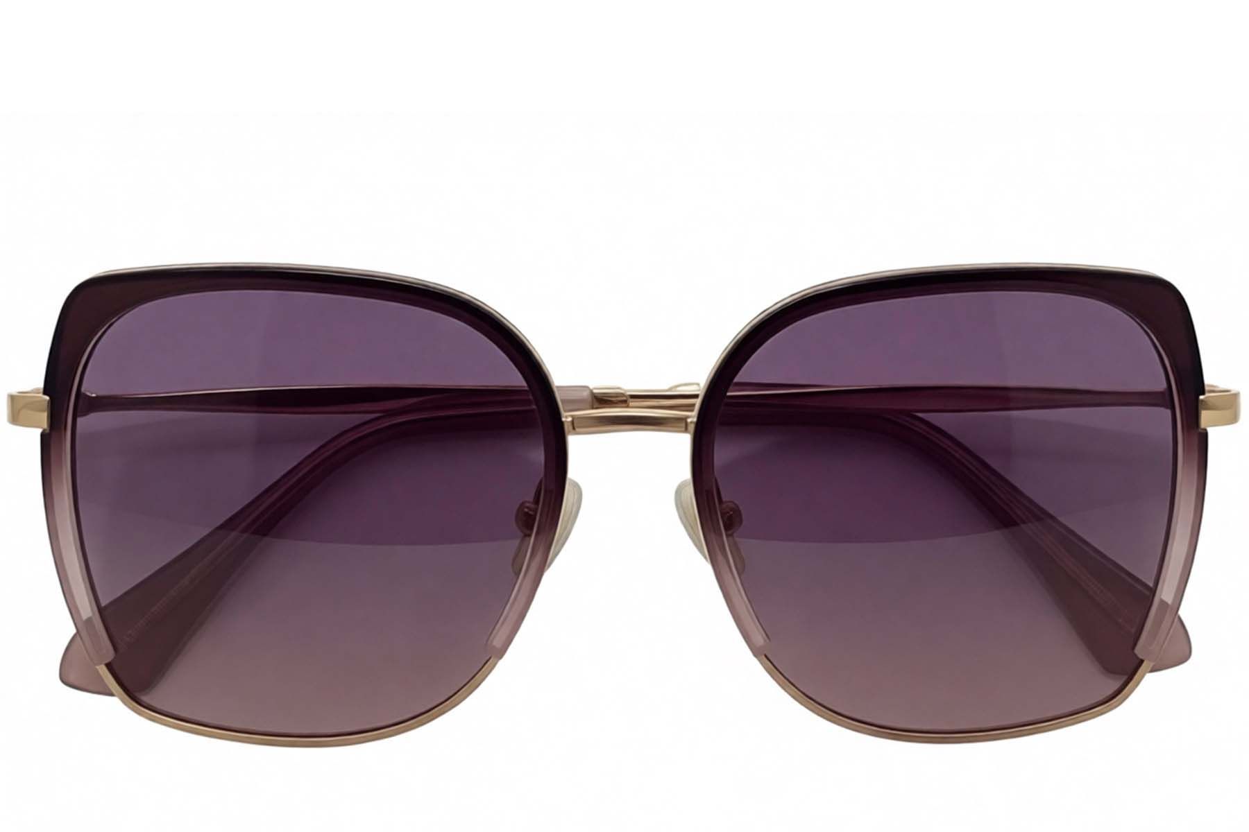 Rectangular Purple TR90 Sunglasses #BS0824-0316