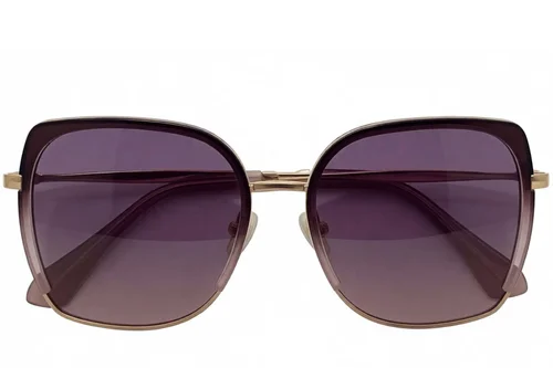 Lunettes de soleil rectangulaires violettes TR90 #BS0824-0316