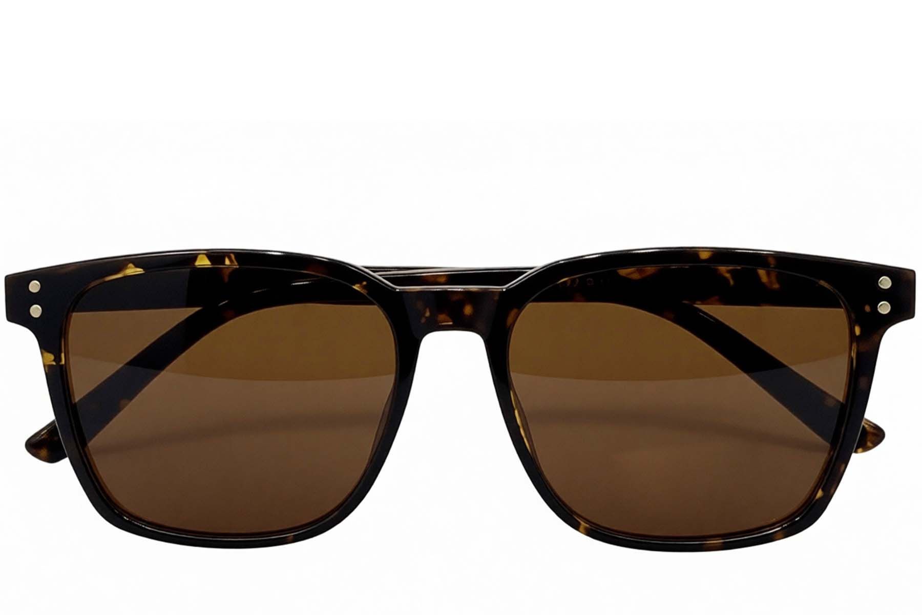 Rectangular Tortoiseshell TR90 Sunglasses #BS0824-0318