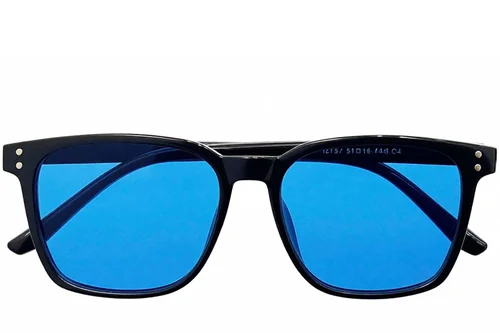 Lunettes de soleil rectangulaires noires TR90 #BS0824-0320