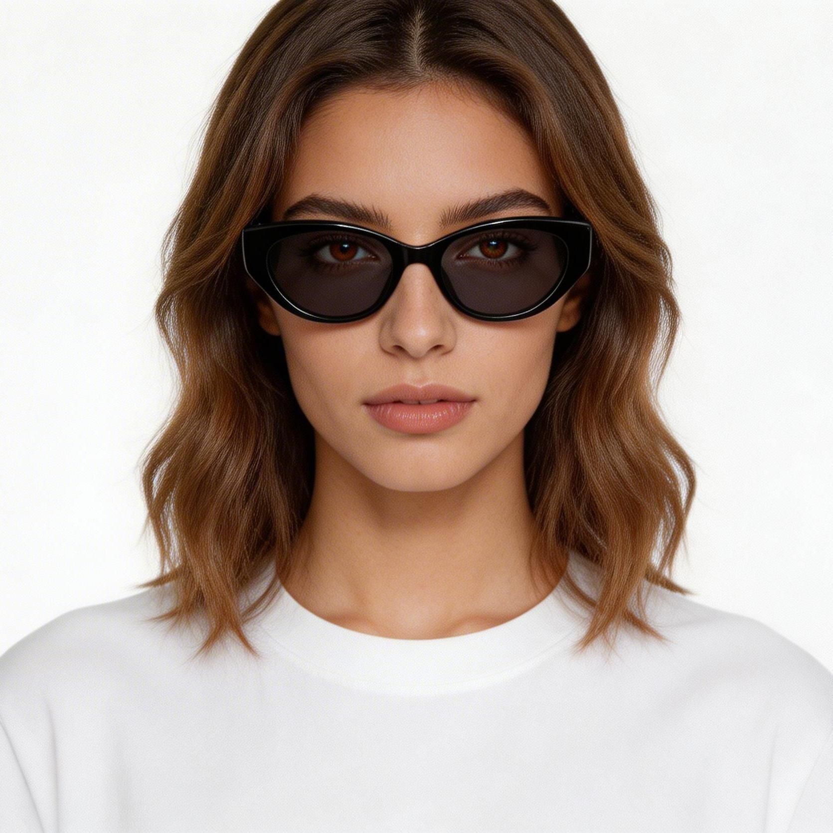 Butterfly Black TR90 Sunglasses #BS0824-0323