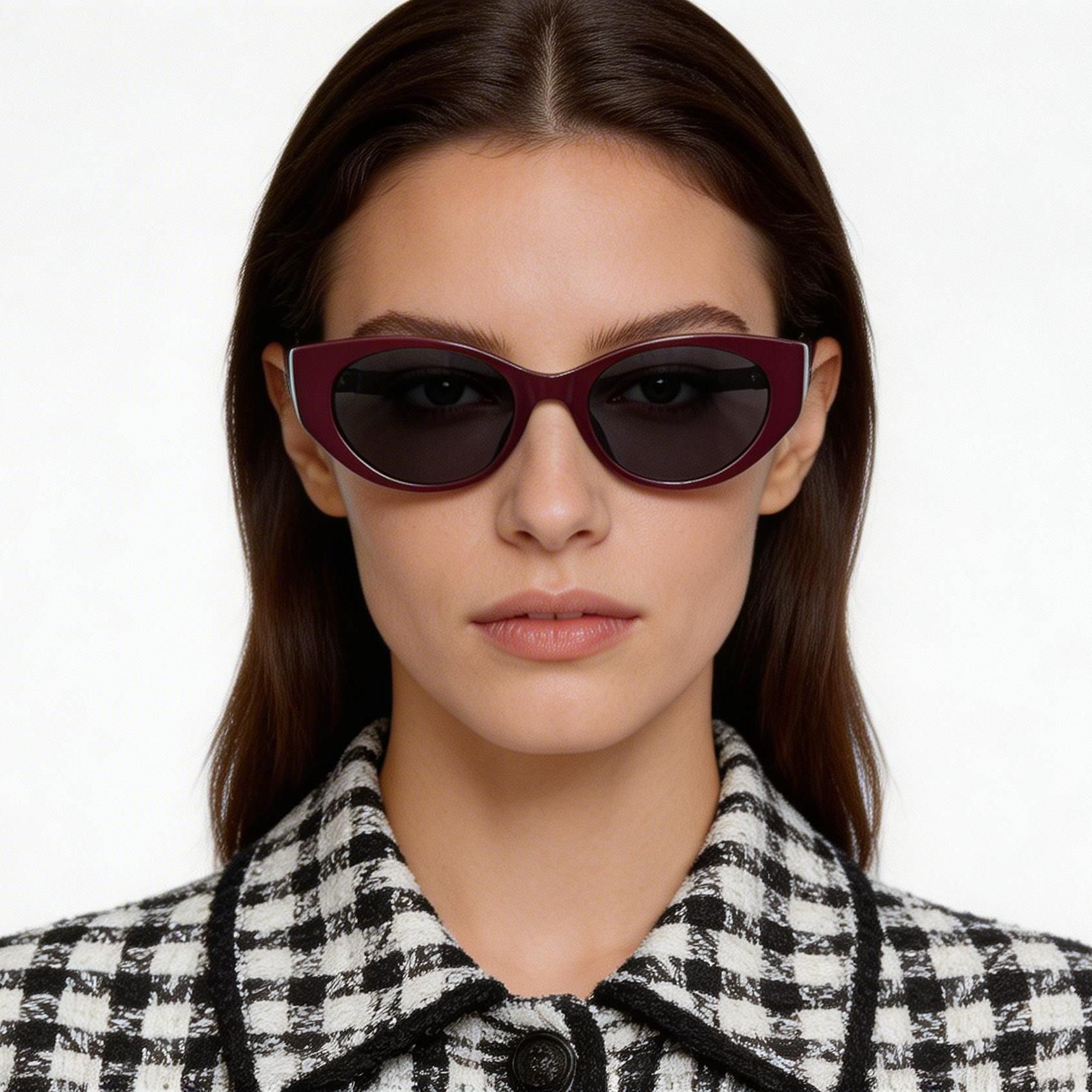 Butterfly Red TR90 Sunglasses #BS0824-0327