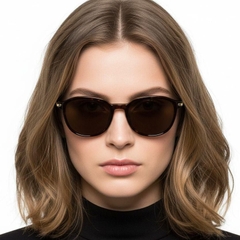 Gafas de sol rectangulares TR90 con montura carey #BS0824-0329