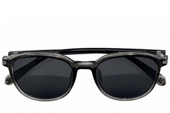 Gafas de sol rectangulares grises TR90 #BS0824-0330