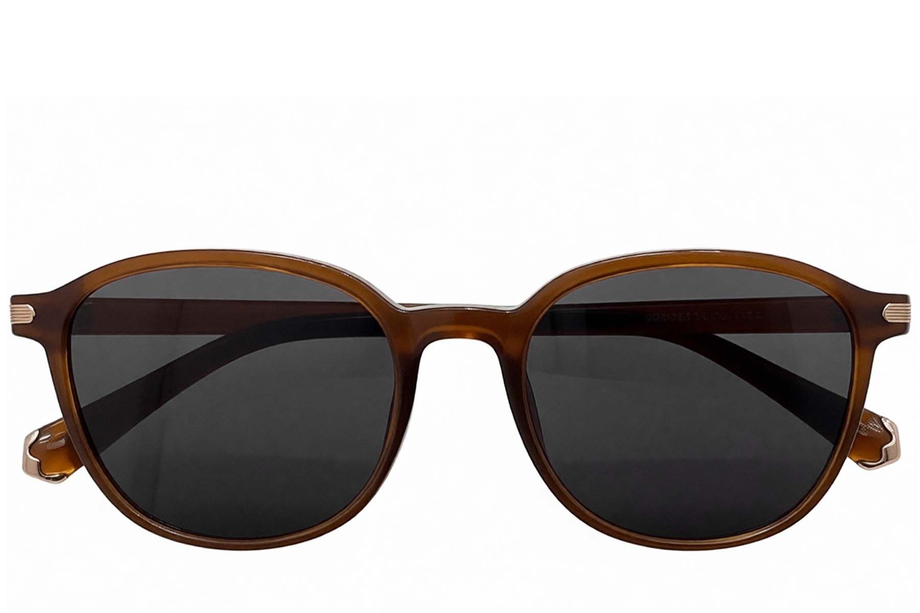 Rectangular Brown TR90 Sunglasses #BS0824-0331