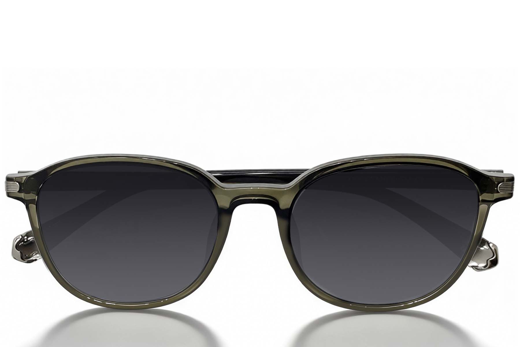 Rectangular Green TR90 Sunglasses #BS0824-0332