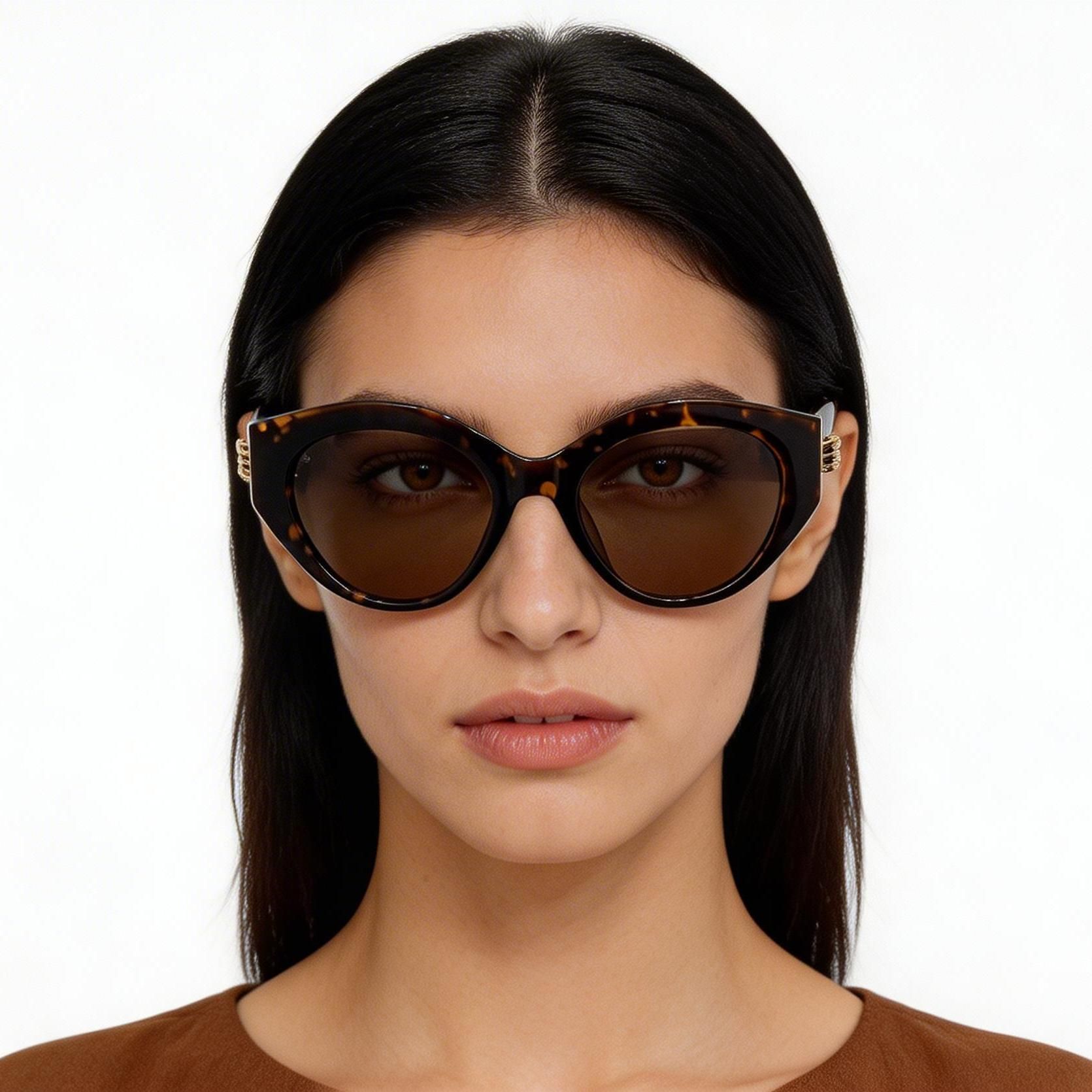 Butterfly Tortoiseshell TR90 Sunglasses #BS0824-0334