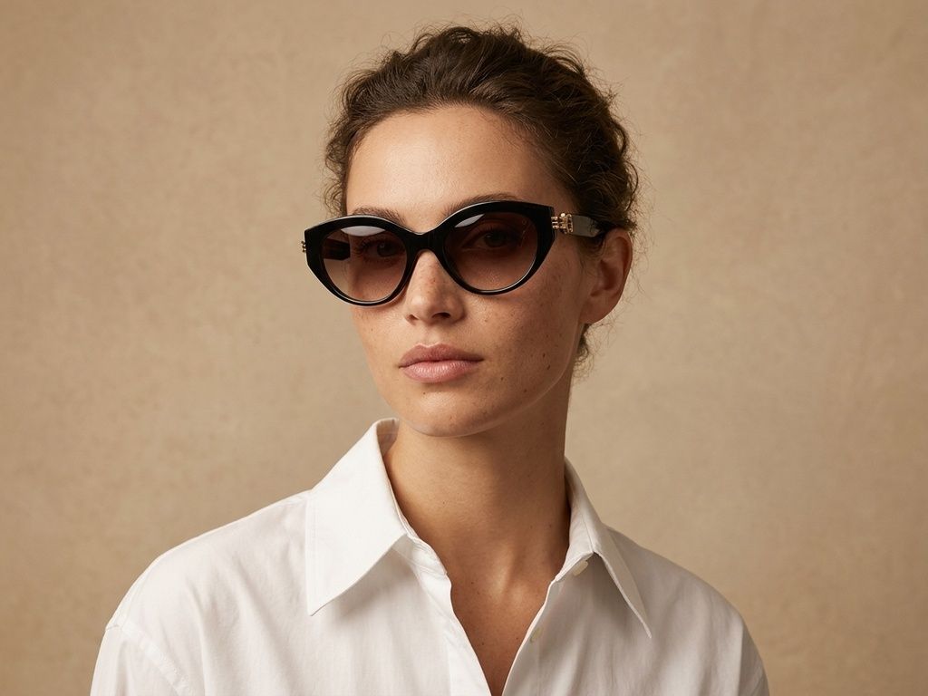 Butterfly Black TR90 Sunglasses #BS0824-0335