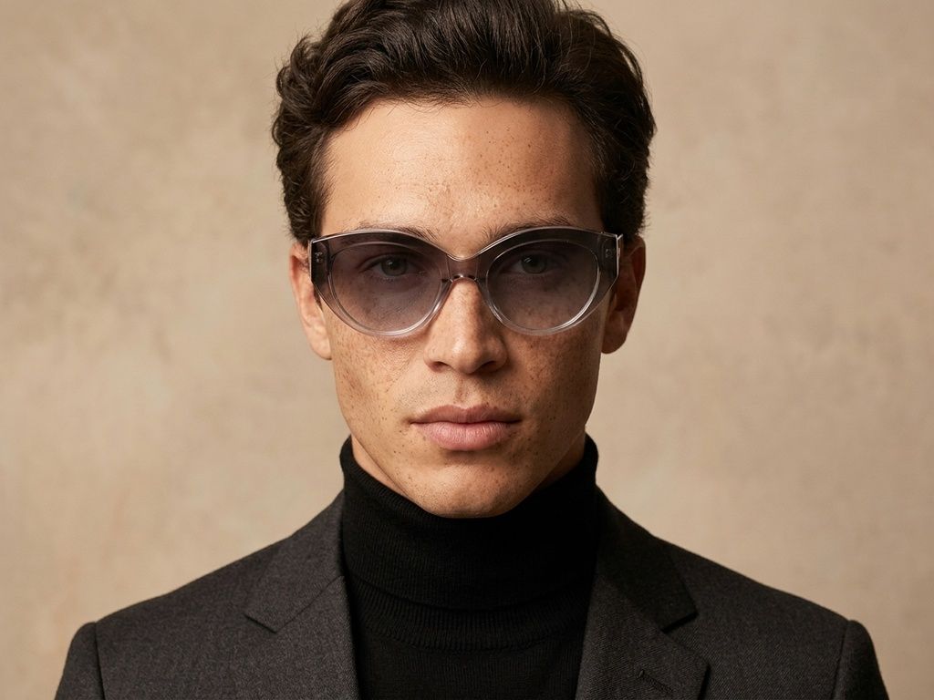 Gafas de sol TR90 mariposa marrón #BS0824-0336