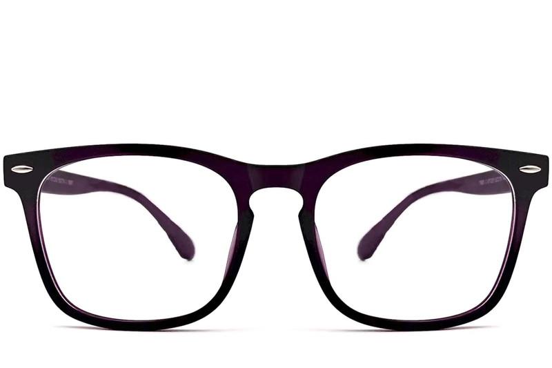 Gafas rectangulares TR90 moradas #BS1013-0005