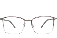 Gafas rectangulares de titanio morado #BS1013-0012