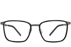 Gafas rectangulares de titanio negro #BS1013-0013