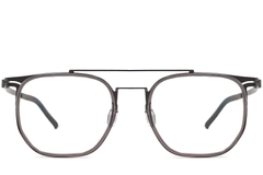 Gafas de titanio gris aviador #BS1013-0024