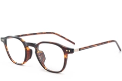 Rectangular Tortoiseshell TR90 Glasses #BS1025-0006