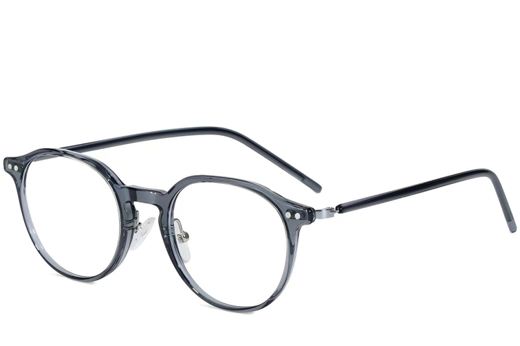 Oval Grey TR90 Glasses #BS1025-0009