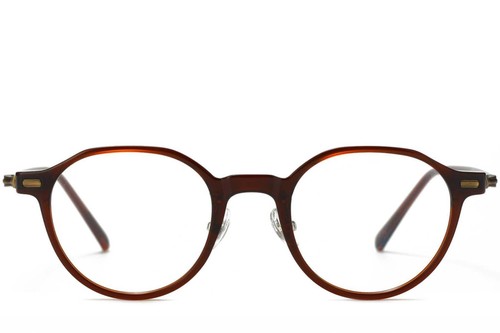 Oval Brown TR90 Glasses #BS1025-0016