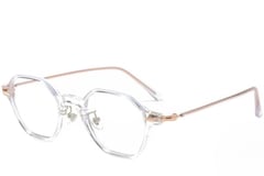 Geometric Transparent TR90 Glasses #BS1025-0020