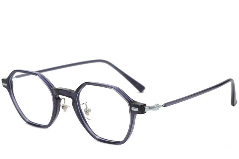 Geometrische graue TR90-Brille #BS1025-0021