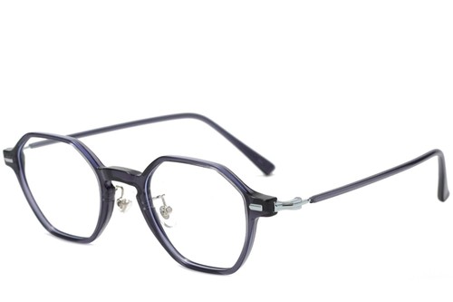 Geometric Grey TR90 Glasses #BS1025-0021