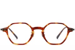 Geometric Tortoiseshell TR90 Glasses #BS1025-0024