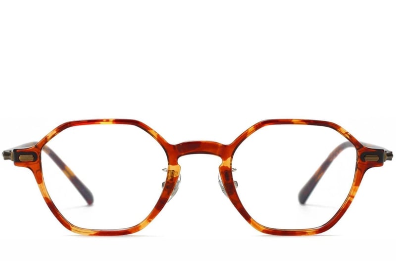 Geometric Tortoiseshell TR90 Glasses #BS1025-0024