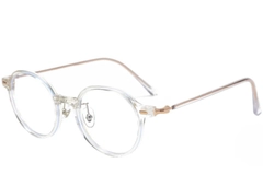 Round Transparent TR90 Glasses #BS1025-0026