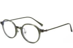 Runde grüne TR90-Brille #BS1025-0029