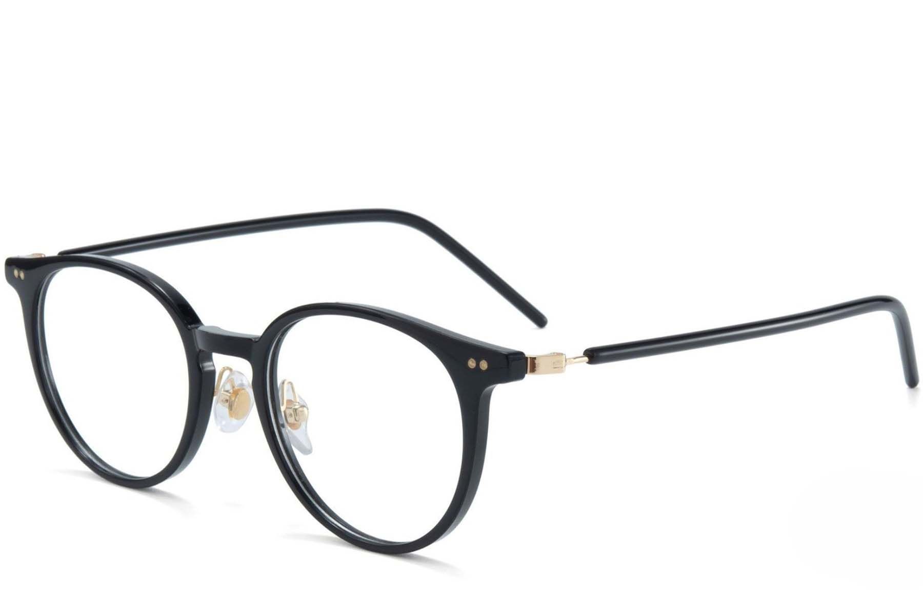 Oval Black TR90 Glasses #BS1025-0031