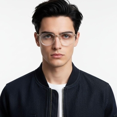 Oval Transparent TR90 Glasses #BS1025-0032