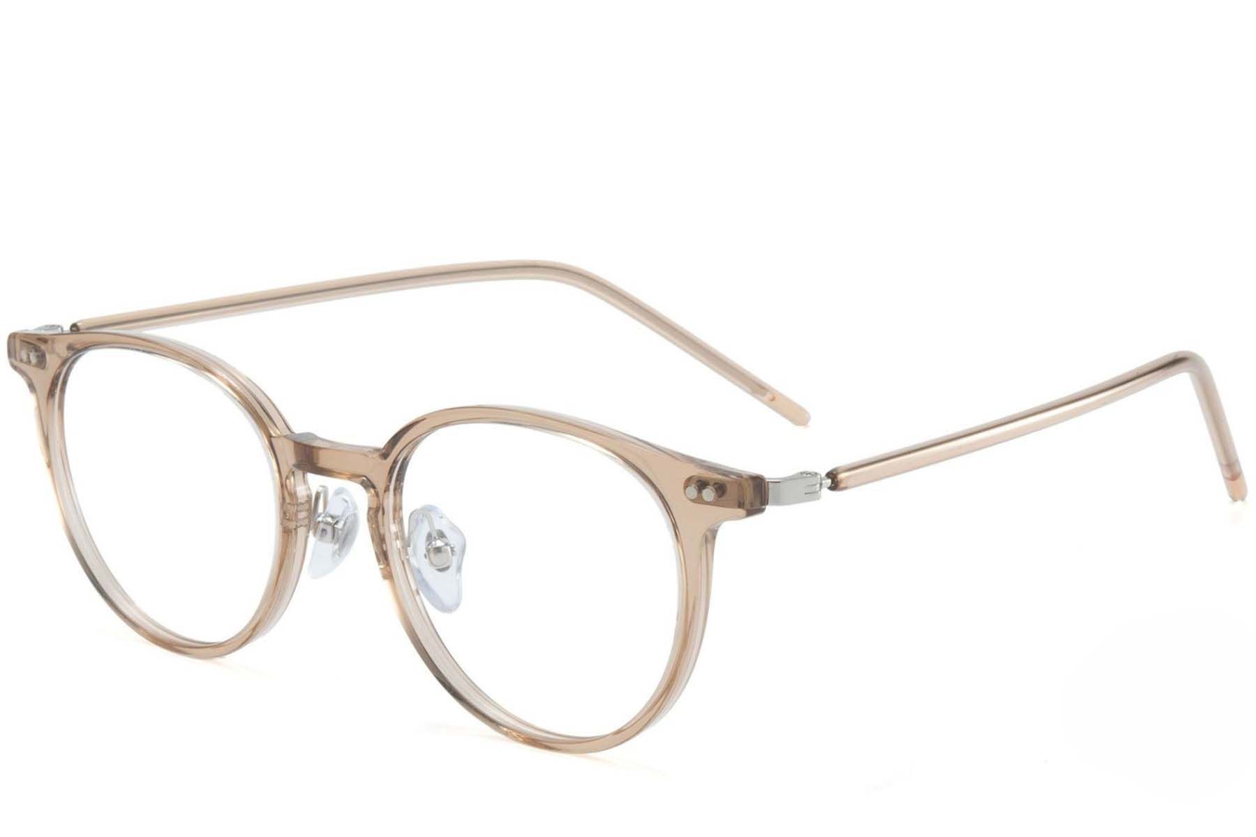 Oval Brown TR90 Glasses #BS1025-0035