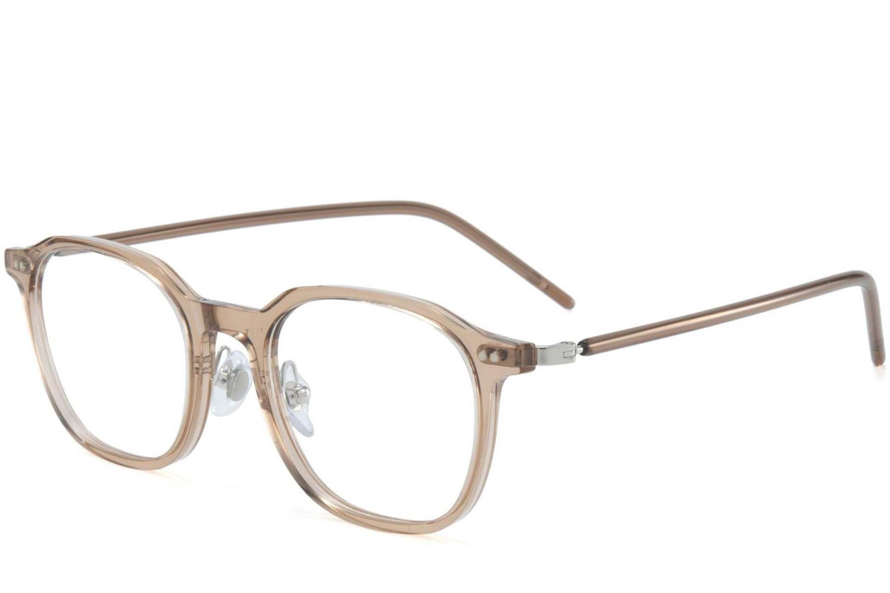 Rectangular Brown TR90 Glasses #BS1025-0051