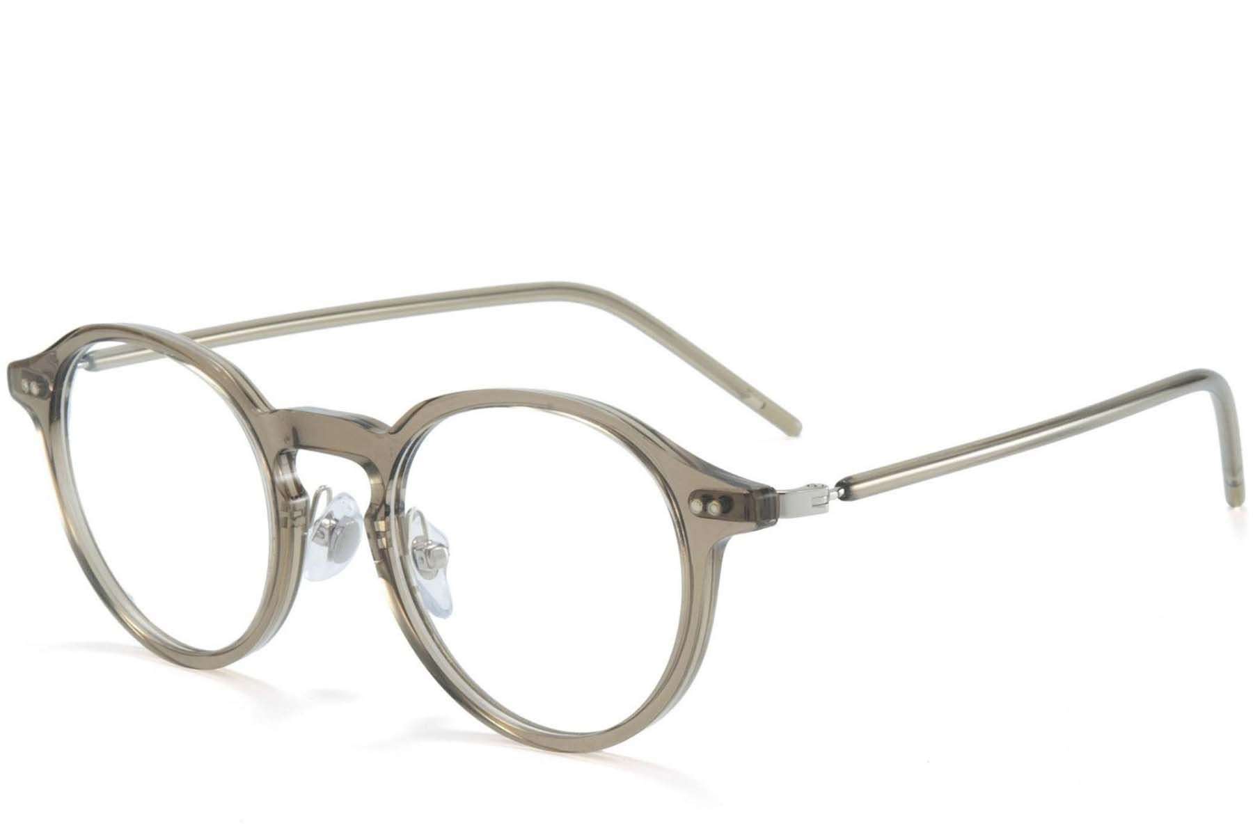 Round Green TR90 Glasses #BS1025-0057