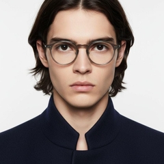 Round Green TR90 Glasses #BS1025-0057