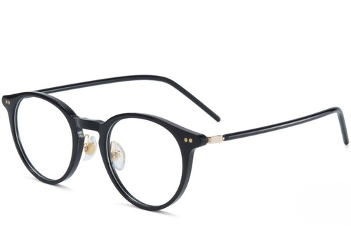 Oval Black TR90 Glasses #BS1025-0064