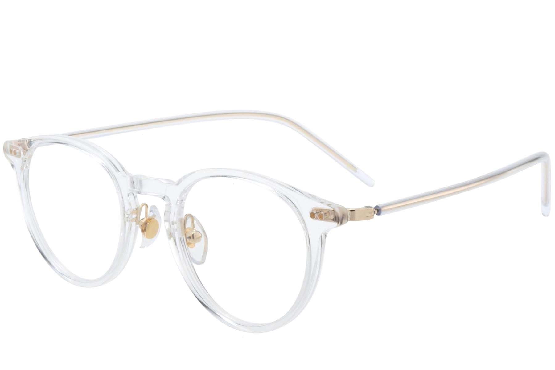 Gafas TR90 ovaladas transparentes #BS1025-0065