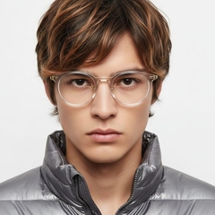 Gafas TR90 ovaladas transparentes #BS1025-0065