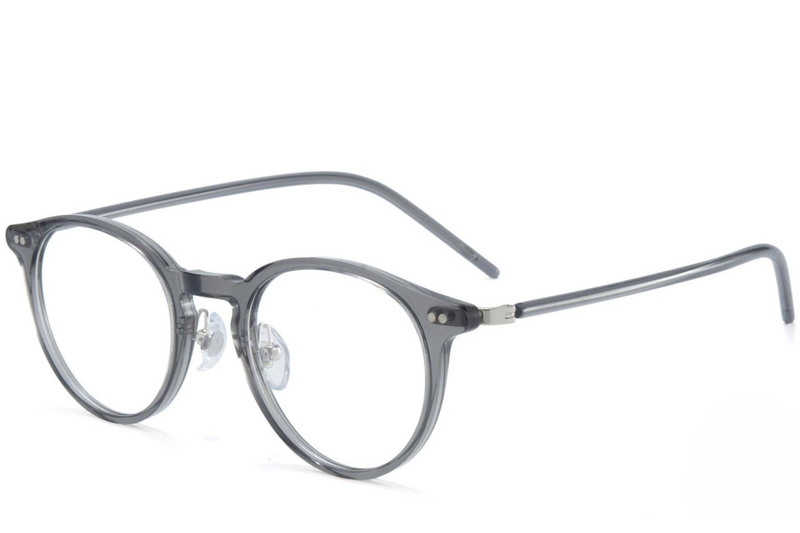 Oval Grey TR90 Glasses #BS1025-0066