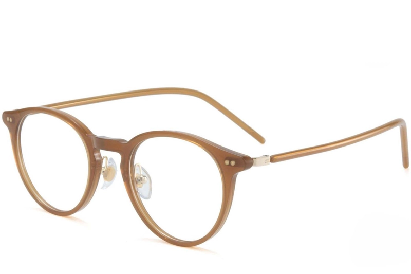 Oval Brown TR90 Glasses #BS1025-0067