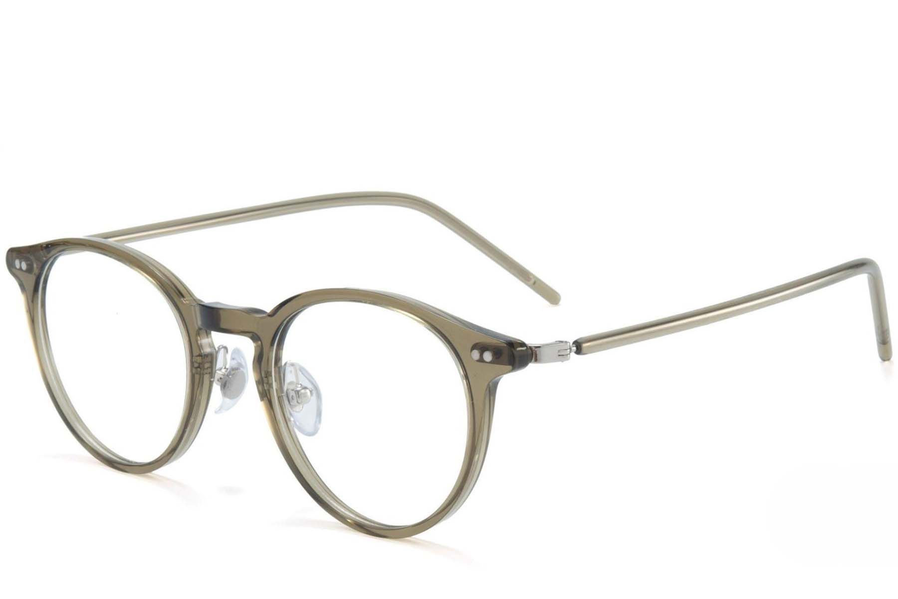 Ovale grüne TR90-Brille #BS1025-0068