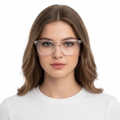 Rectangular Transparent TR90 Glasses #BS1025-0079