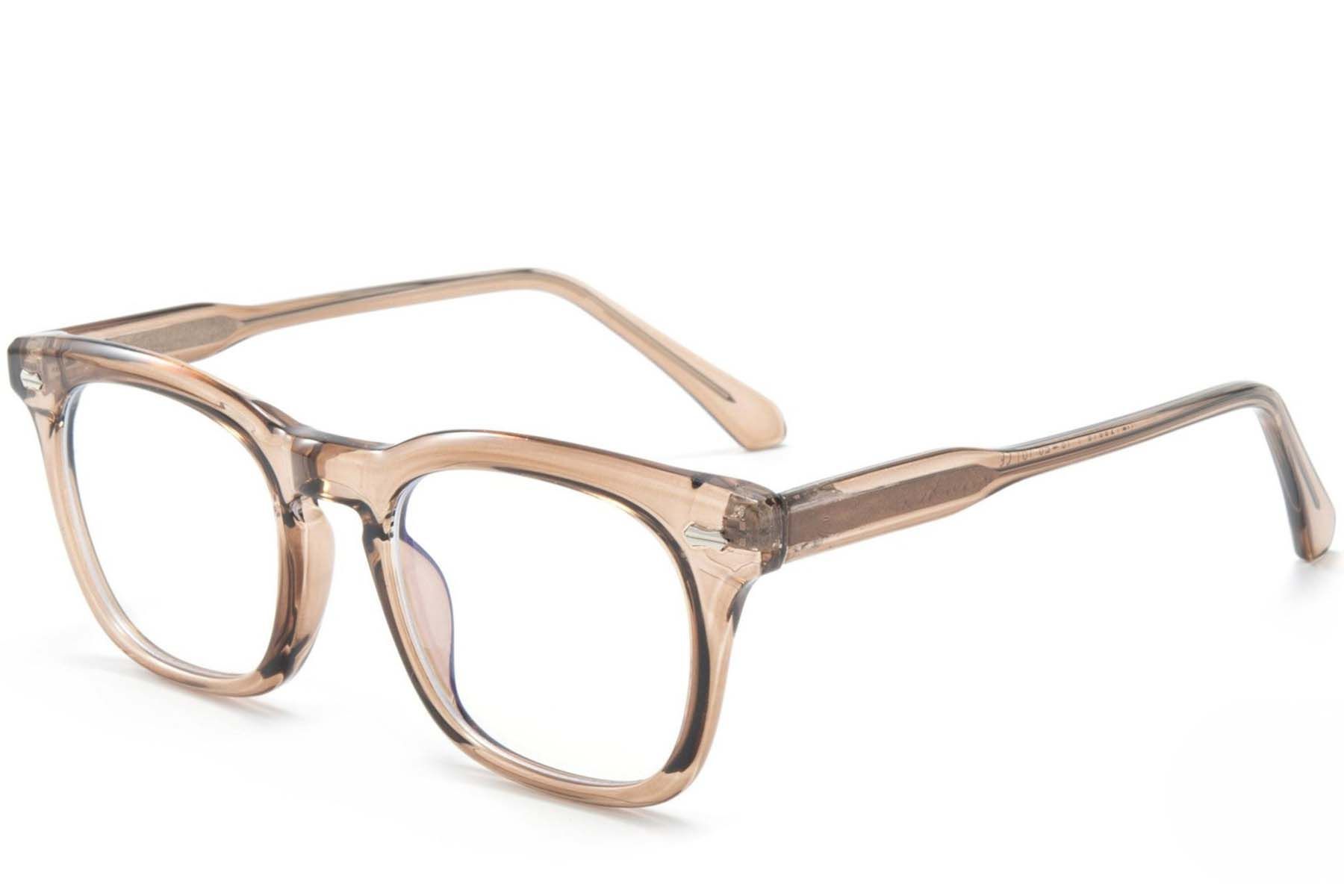Rectangular Brown TR90 Glasses #BS1025-0081