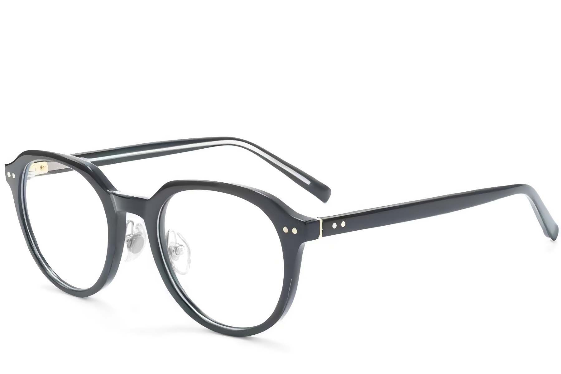 Oval Black TR90 Glasses #BS1025-0084