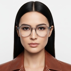 Oval Grey TR90 Glasses #BS1025-0086