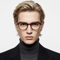 Oval Brown TR90 Glasses #BS1025-0087