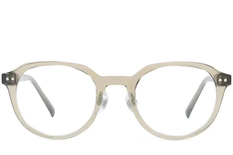 Oval Green TR90 Glasses #BS1025-0088