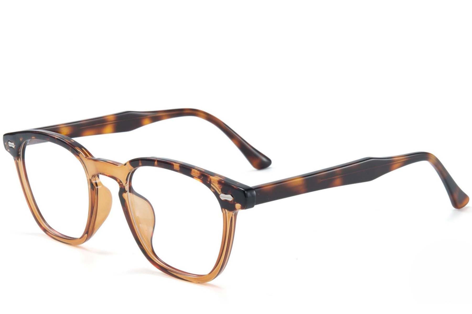 Rectangular Tortoiseshell TR90 Glasses #BS1025-0099