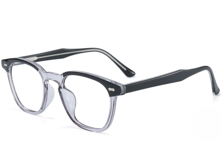 Rectangular Grey TR90 Glasses #BS1025-0100